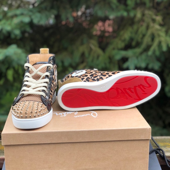 Christian Louboutin Lou Spikes Loubi Kraft 43.5 - Picture 5 of 7